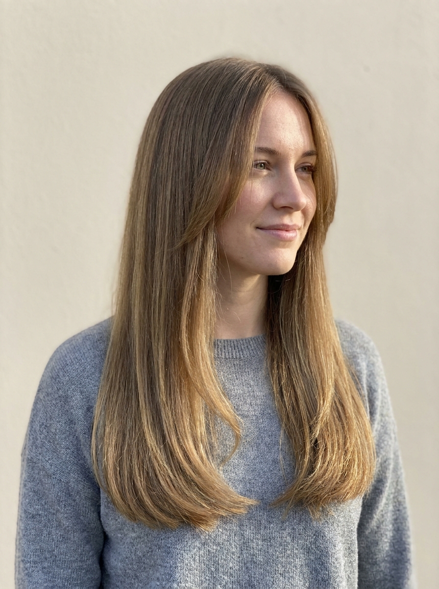 Long Layers für glattes Haar als Long Layers Haircut Inspiration 2026